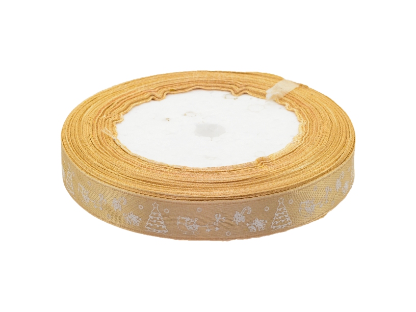 Wstążka satynowa Boże Narodzenie 12mmx22m WSX12-13 Brewis